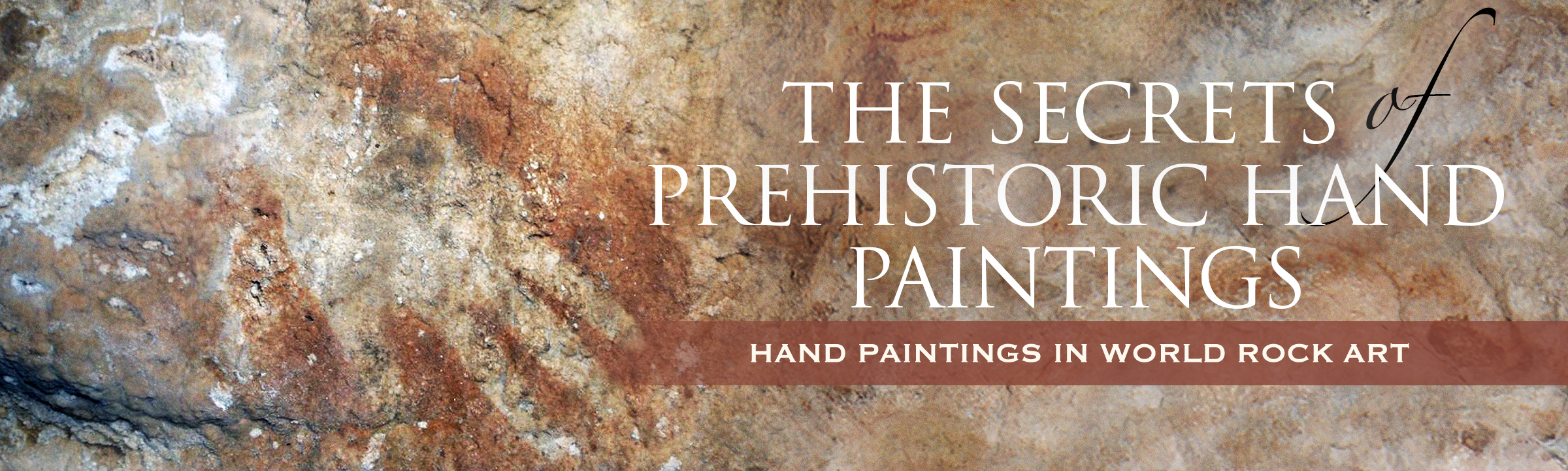 Rock Art Prehistoric Hand Paintings Hands Cave of Maltravieso Cáceres Extremadura Spain Archaeology
